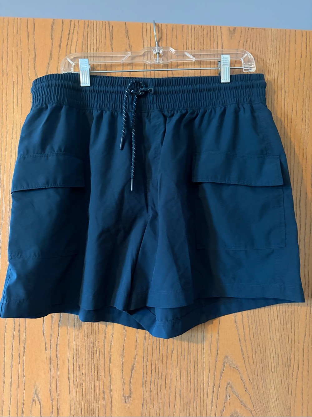 Women’s Navy Athletic Cargo Shorts